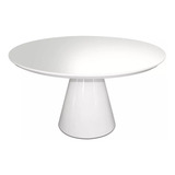 Mesa Jantar Cone Redonda Em Laca Conne 160cm (12 Lugares)