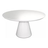 Mesa Jantar Cone Redonda Em Laca Conne 80cm (3 Lugares)