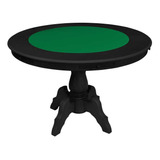 Mesa Jogos Montreal Com Gavetas Preto Fosco - Gran Belo