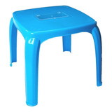 Mesa Mesinha Infantil Colorida Com 2 Cadeiras Para Crianças Cor Azul