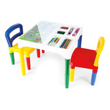 Mesa Mesinha Infantil Didática Com 2