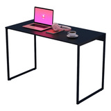 Mesa P/ Escritório Diretor Estilo Industrial 90x60 Vintage C Cor Preto
