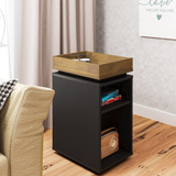 Mesa Para Telefone Olivia Artely Preto Bd