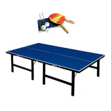 Mesa Ping Pong 18mm - 1002 Klopf + Kit Tênis De Mesa 5030