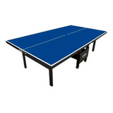 Mesa Ping Pong Com Rodinhas Mdf