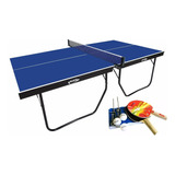 Mesa Ping Pong Tenis Mesa 25mm Mdf Klopf 1090 + Kit 5030
