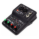 Mesa  Placa De Som Teyun Q-12 Mixer Interface De Audio