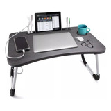 Mesa Portátil Dobrável P/ Notebook Cama Home Office Refeição