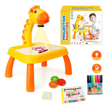 Mesa Projetora Infantil Desenhos Interativos Pintura Colorir