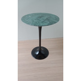 Mesa Saarinen Lateral De 51 Ø/altura 52cm Verde Guatemala