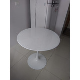 Mesa Saarinen Tulipa Jantar Redonda Laca 120cm - (6 Lugares)