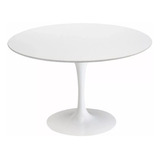 Mesa Saarinen Tulipa Jantar Redonda Laca 130cm - (7 Lugares)