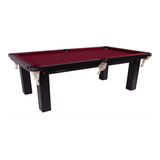 Mesa Sinuca Bilhar Snooker 1,87 X 1,08 Vinho C/ Acessórios