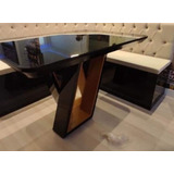 Mesa Sob Encomenda 1.60 X 90 Laqueada Vidro Colado