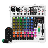 Mesa T0602 Fx Player Multicolor Taramps 6 Canais Com Efeito