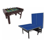Mesa Tm Com Paredão 1084 E Mesa Pebolim Passante 1072