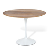 Mesa Tulipa Jantar Redonda Madeira Imbuia Clara 1,37
