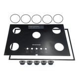 Mesa Vidro Cooktop Brastemp Bdd75bx Bdd75ae 5 Bocas Original