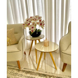 Mesinhas Lateral Sofa Cama Jogo Apoio Cantinho Café Moderna