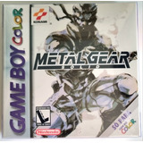Metal Gear Solid Game Fita Gbc Original Americano Lacrado 