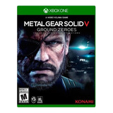 Metal Gear Solid V Ground Zeroes Xbox One Mídia Física