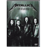 Metallica Live In San Diego - Dvd Original Novo E Lacrado