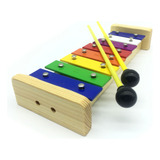 Metalofone Xilofone Infantil 8 Notas Rítmica Pequeno Mxp