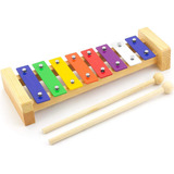 Metalofone Zaidan s Xilofone Infantil 8 Notas Rtmica Profissional