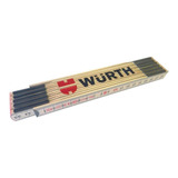Metro Sueco De Madeira 2m 12 Dobras Wurth