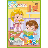 Meu Primeiro Jandainha Lumi Color Neon Com 50 Flhs Jandaia Cor Azul