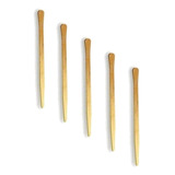 Mexedor / Palheta De Madeira Para Café 9cm Kit 5pct C/200un