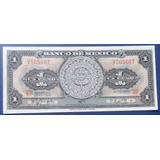 Mexico: Bela Cédula 1 Pesos 1970 Fe - Escassa