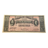 México- Cédula 5 Pesos 1914, El Estado De Chihuahua