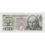 México 3 Cédula Antiga 5/10/100 Pesos 1971/73/81 Mbc/soberba