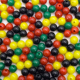 Miçanga 6mm Coloridas Bola Lisa 1000un Bijuteria Artesanato