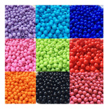 Miçanga Bola Leitosa 6mm 50g Apx 450pçs Biju Pulseira Perola