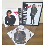 Michael Jackson Bad Coleção Lp, Picture Disc, Poster