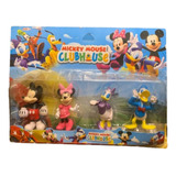 Mickey E Minnie Clubhouse 4 Bonecos