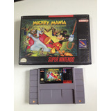 Mickey Mania Original Super Nintendo Snes Capa Caixa