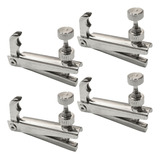 Micro Afinador Viola De Arco Tarttan Nickel Kit Com 4