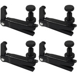 Micro Afinador Violino 4/4 Wittner Preto Black - Kit Com 4