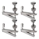 Micro Afinador Violoncelo 4/4 Cremona Cromado - Kit Com 4