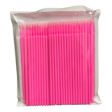 Micro Brush 100 Bastões Cotonetes P/ Extensão De Cílios