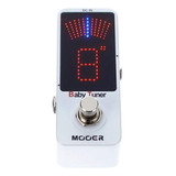 Micro Pedal Mooer Baby Tuner Mtu1 Guitarra Baixo Afinador