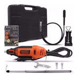 Micro Retifica 180w C/ 113 Peças Rt18k Black Decker 110v