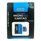 Micro Sd Cartão De Memória Knup 32 Gb P/ Mp3/mp4 