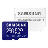 Micro Sd Samsung 256gb 160mb/s Cartão De Memória Celular Nfe