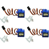 Micro Servo Motor 9g Sg90 Kit Com 4 Unidades - Nfe