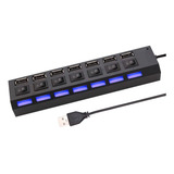 Micro Usb Hub 2.0 Multi Usb 7 Portas Hub Usb Alta Velocidade