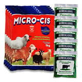 Micro-cis Mineral 5kg Parasitos 5un Mosca Verme Cabra Vaca